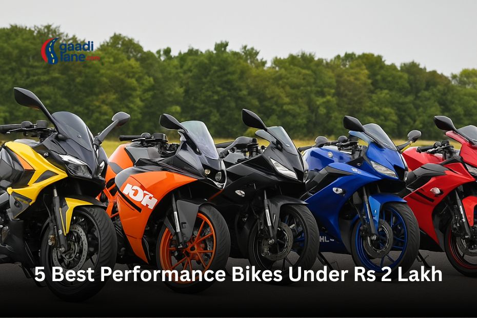 Top 5 Best Performance Bikes Under Rs 2 Lakh